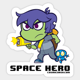 Space Hero Sticker